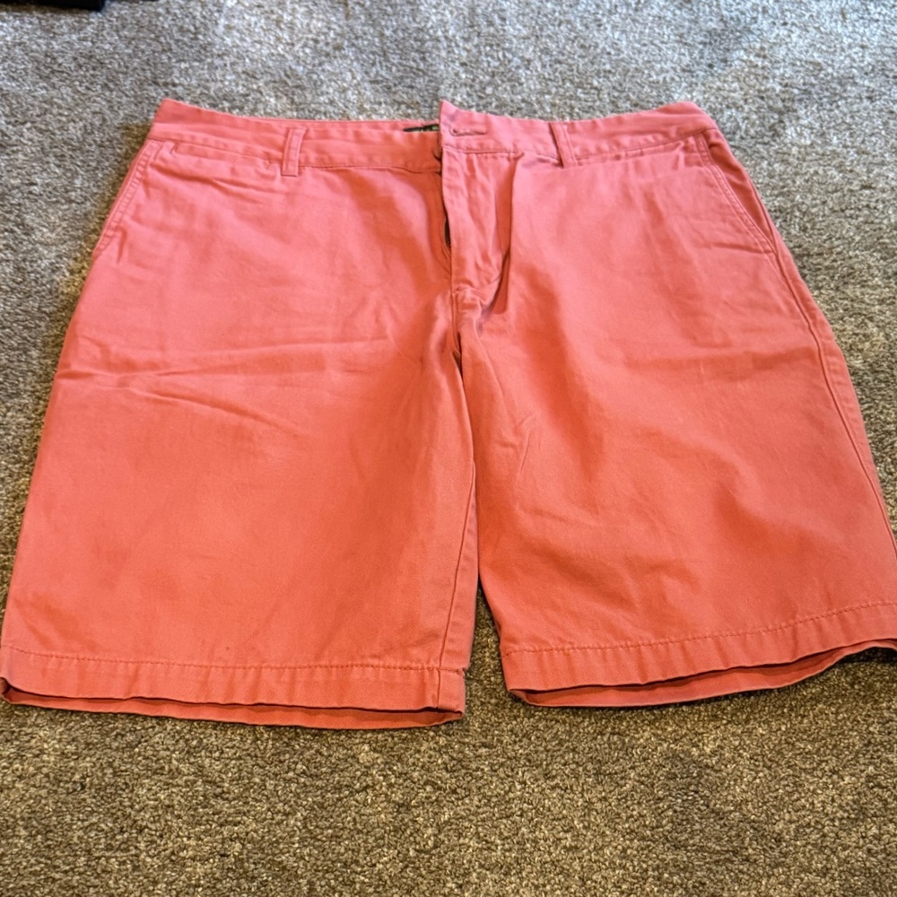 Men's Classic Coral Flat Front Shorts